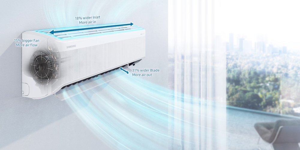 Máy lạnh Samsung AR24CYFCAWKNSV làm lạnh nhanh chóng