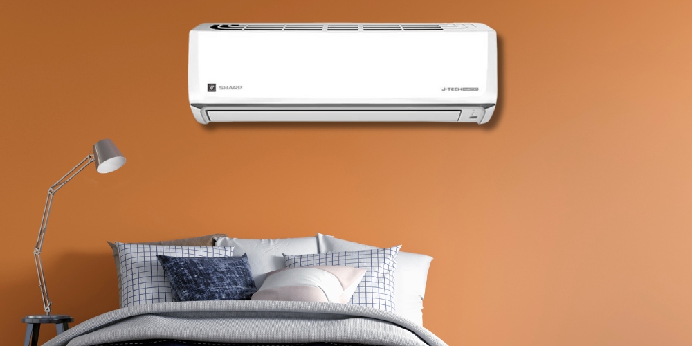 Máy Lạnh Sharp AH-XP10CSWA với tông màu trắng trang nhã