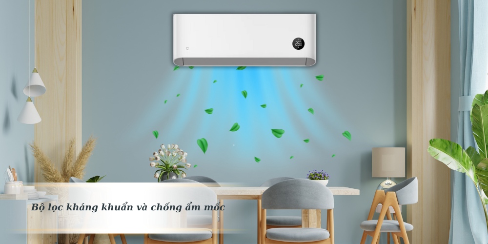 Máy Lạnh Xiaomi ASC-12WO/N1C5-VN cho luồng khí đầu ra sạch sẽ
