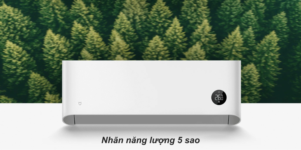 Nhãn năng lượng 5 sao có trên một số máy lạnh xiaomi