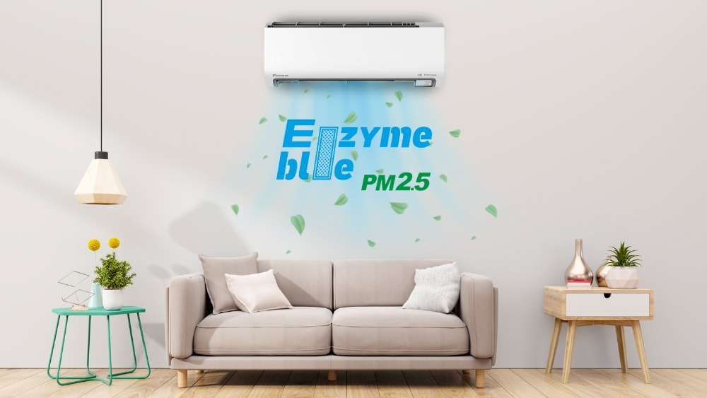 Phin lọc EnzymeBlue kết hợp PM2.5 lọc bụi mịn, diệt khuẩn và khử mùi hiệu quả