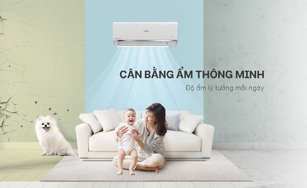 Khả năng cân bằng ẩm tự động với Smart Dry
