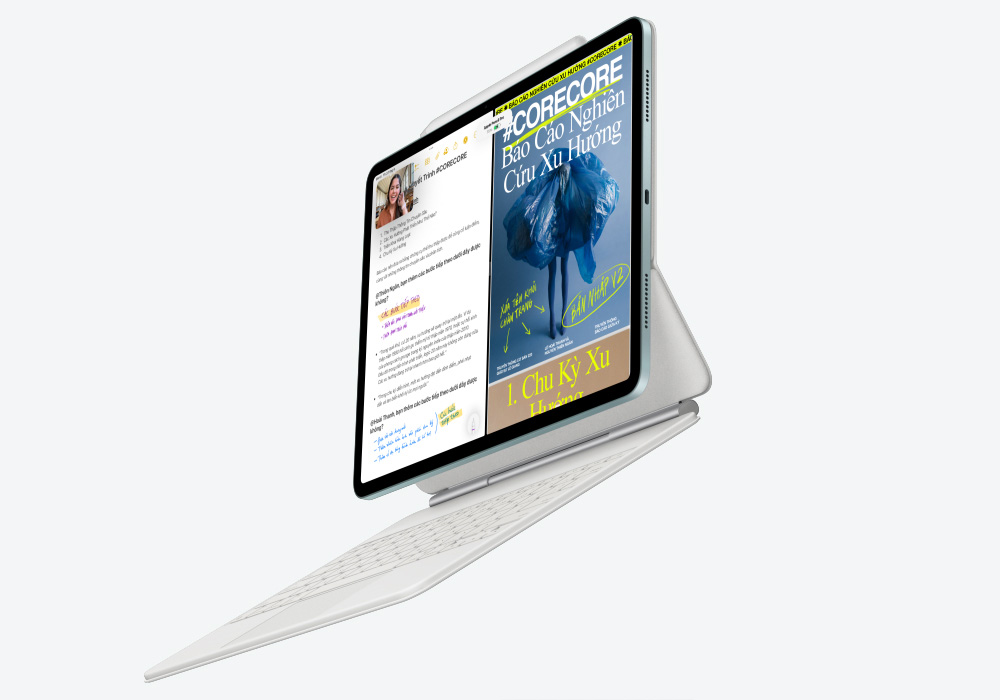 iPad Air M3 11 inch WiFi 128GB có bàn phím Magic Keyboard hiện đại
