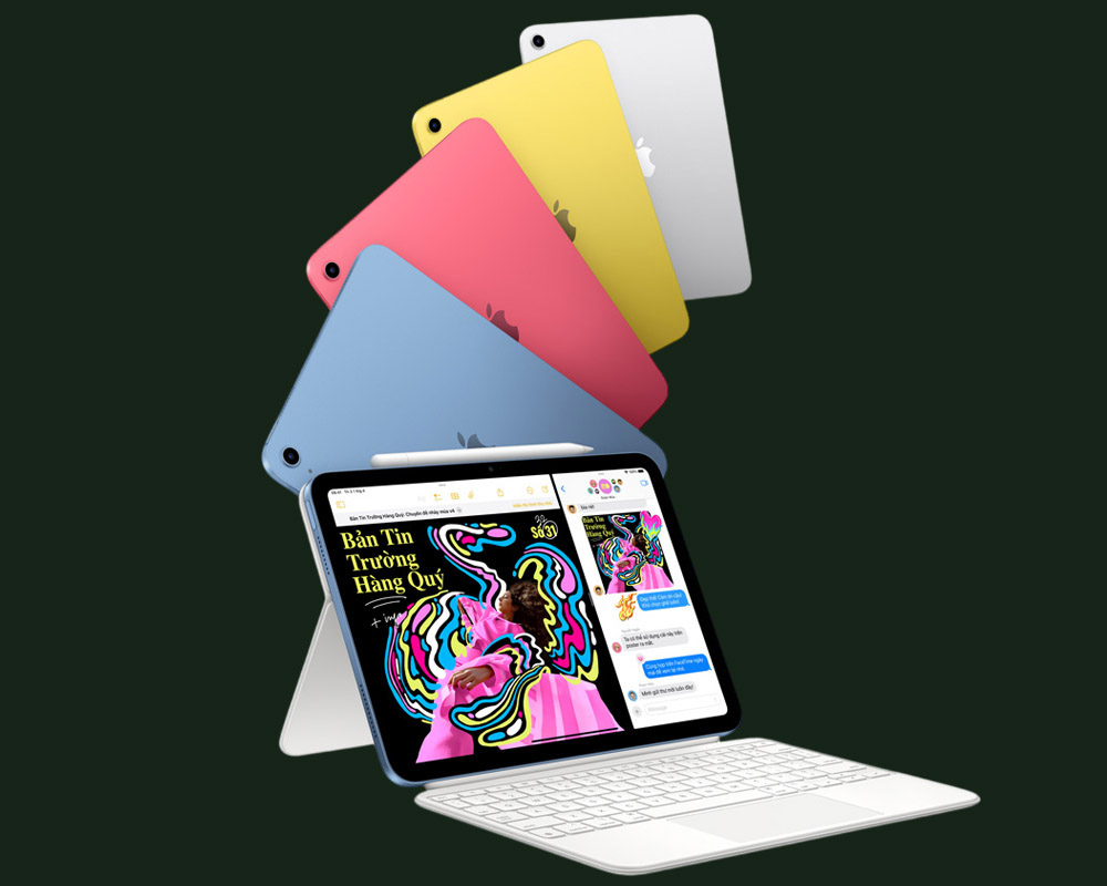 iPad A16 Wifi 256GB mang đến các phiên bản màu thời thượng