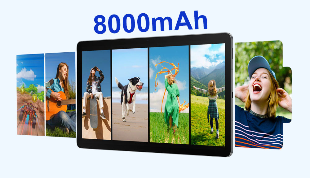 Galaxy Tab S10 Lite WiFi mang đến thời lượng sử dụng lâu dài 