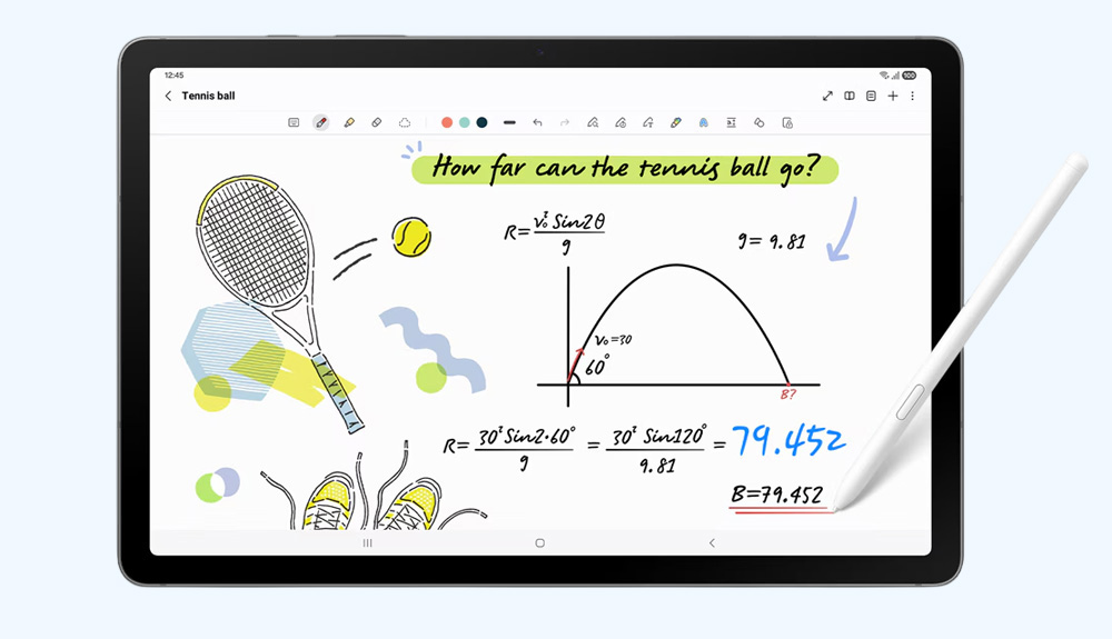 S Pen còn giúp giải toán, xử lý các tác vụ học tập hiệu quả 