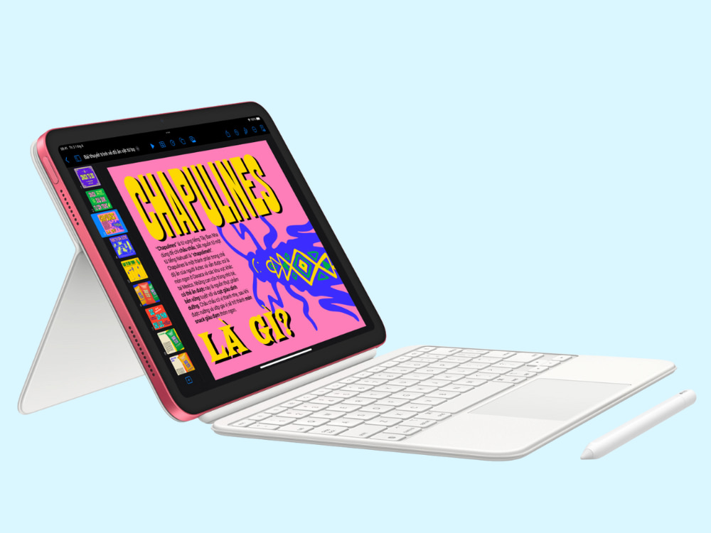 iPad A16 Wifi 128GB được hỗ trợ Magic Keyboard Folio