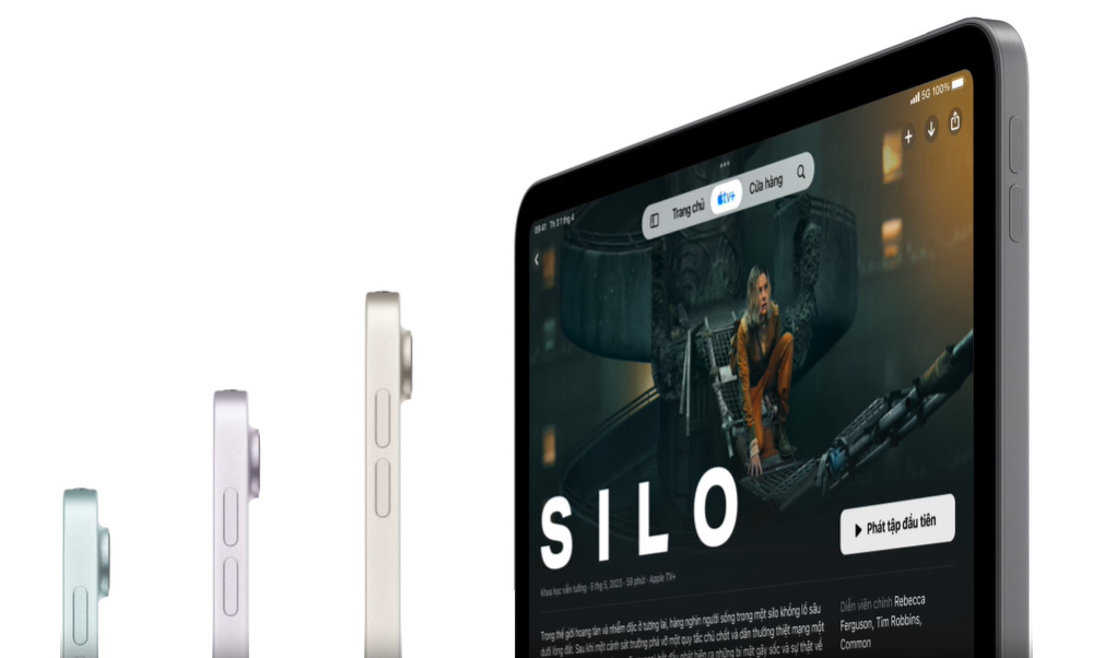 iPad Air M3 11 inch 5G 128GB hỗ trợ Wi-Fi 6E và mạng 5G