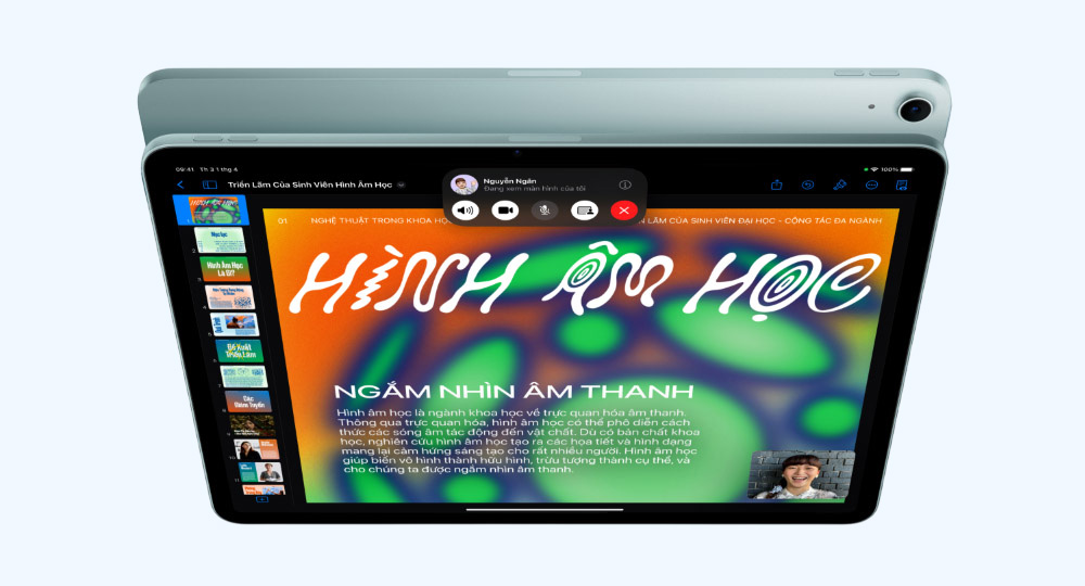 iPad Air M3 11 inch 5G 128G tối ưu cuộc gọi FaceTime