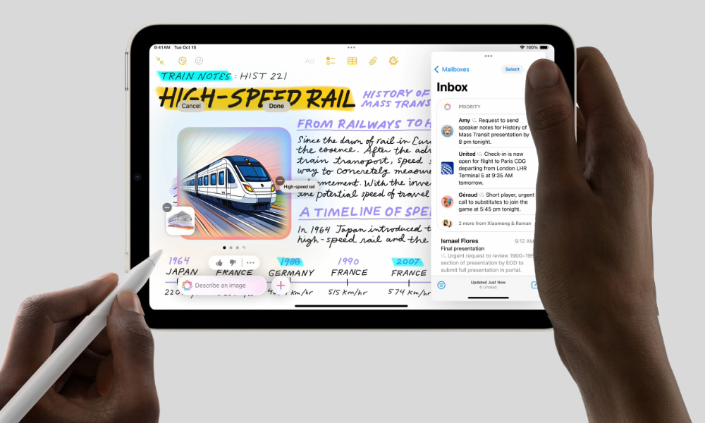 iPad Mini 7 WiFi 128GB tích hợp AI thông minh