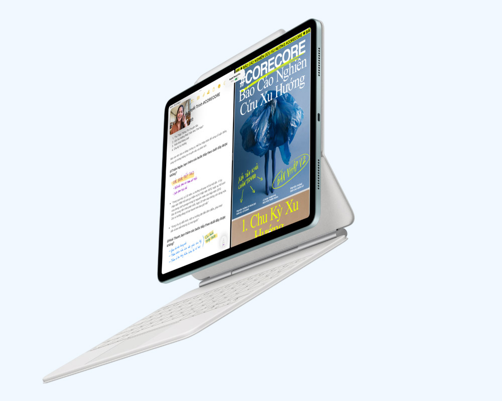 iPad Air M3 11 inch 5G 128GB mang đến trải nghiệm gõ phím mượt mà