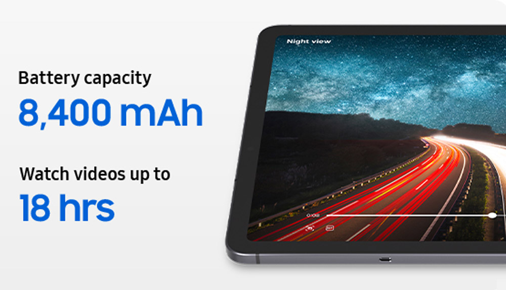 Samsung Galaxy Tab S11 trang bị viên pin 8400mAh