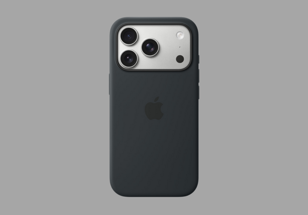 Ốp lưng iPhone 17 Pro Silicone Case Black