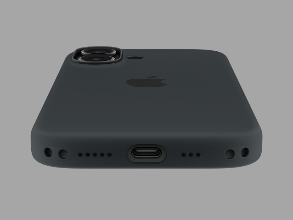 Ốp lưng iPhone 17 Silicone Case Light Moss kết hợp dây đeo chéo