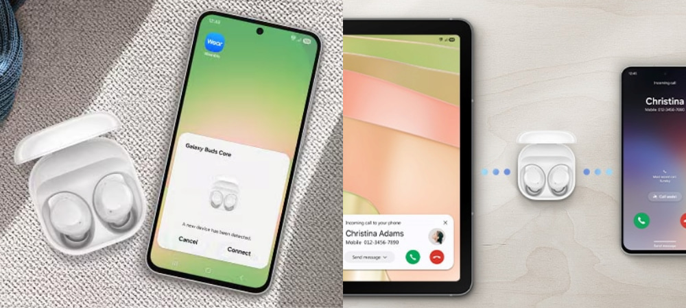 Samsung Galaxy Buds Core (ANC) kết nối mượt mà