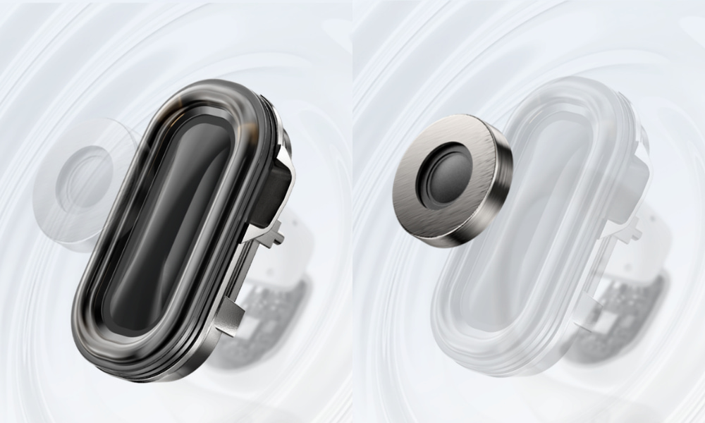 Shokz Openfit 2+ được trang bị hai driver riêng biệt