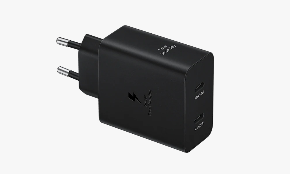 Củ Sạc Samsung 50W 2 cổng kèm cáp T5020 có thiết kế hiện đại