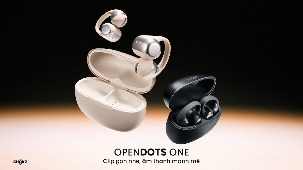 Thiết kế tai nghe bluetooth thể thao Shokz OpenDots ONE
