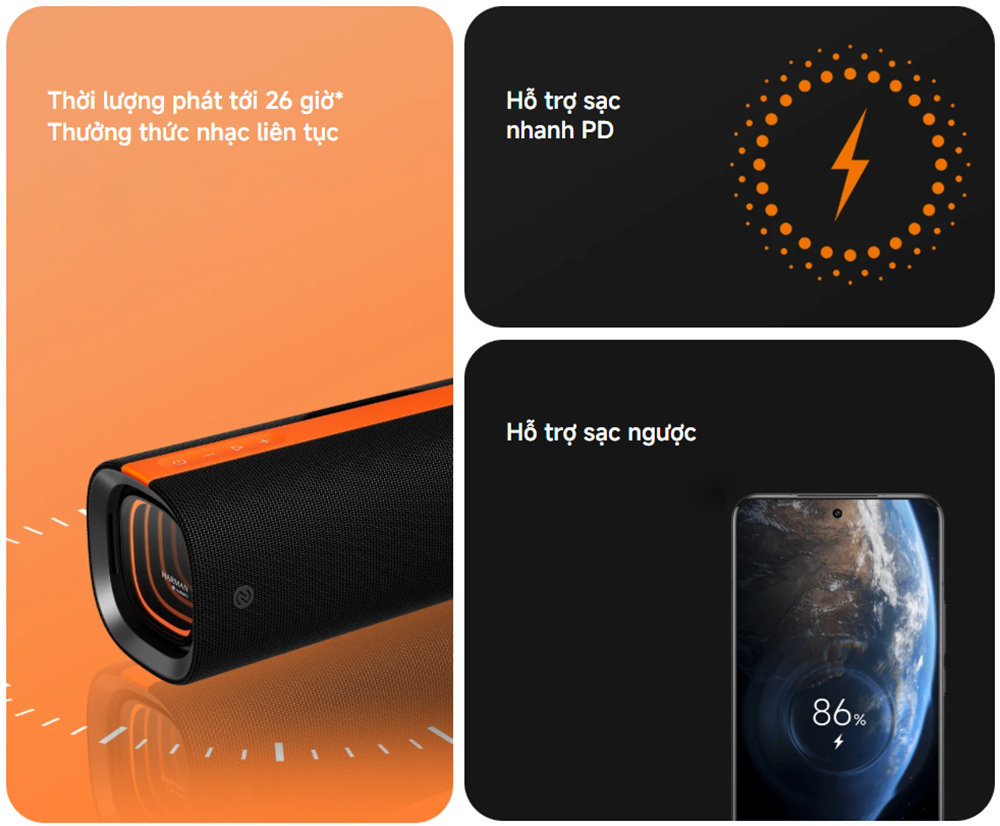 Thời lượng pin khủng loa bluetooth Xiaomi Sound Party 50W