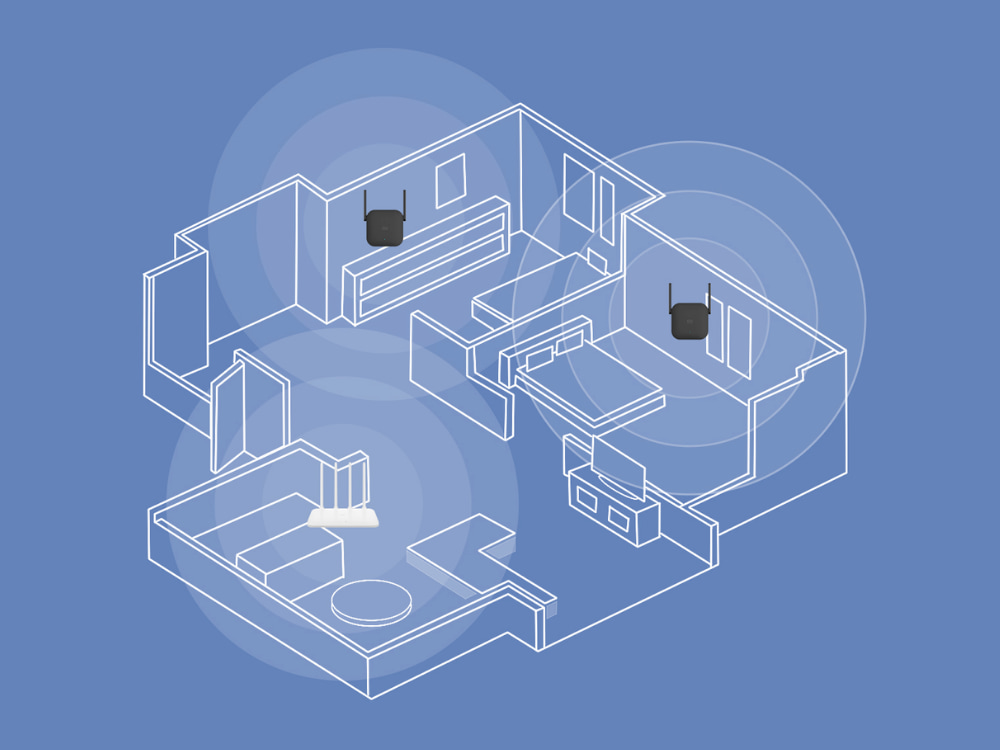 Xiaomi Mi WIFI Range Extender Pro mở rộng vùng phủ sóng