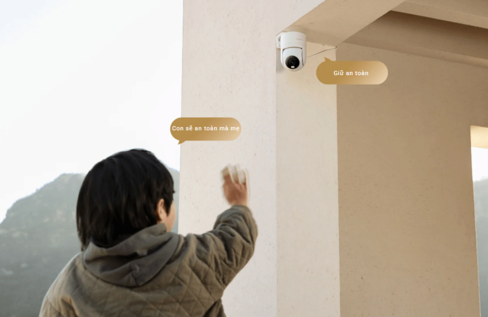 Xiaomi Outdoor Camera CW300 EU đàm thoại rõ ràng