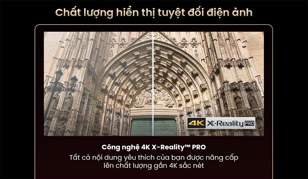 Công nghệ 4K X-Reality PRO Sony Google TV 4K LED NỀN BRAVIA 2 II K-50S25VM2