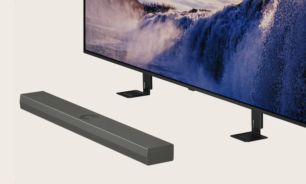 Smart Tivi LG QNED 65QNED86ASA có chân đế vững chắc