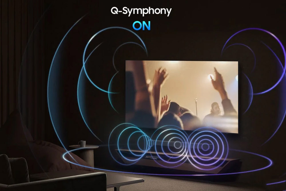Công nghệ Q-Symphony đem đến trải nghiệm âm thanh sống động
