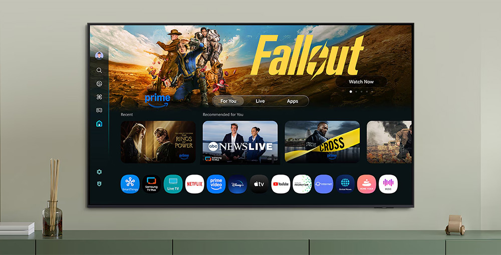 Hệ điều hành One UI Tizen Tivi Samsung Neo QLED 4K Vision AI 98 Inch QA98QN90F