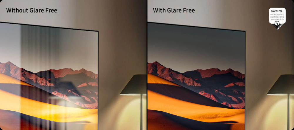 Màn hình chống phản sáng Glare Free hiển thị nội dung rõ ràng