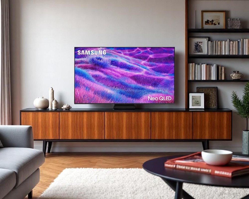 Thiết kế tinh tế Smart Tivi Samsung Neo QLED 4K Vision AI 55 Inch QA55QN80F
