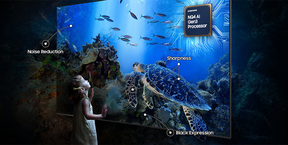 Supersize Picture Enhancer Tivi Samsung Neo QLED 4K Vision AI 98 Inch QA98QN90F