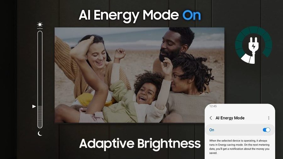 Chế độ AI Energy Tivi Samsung Neo QLED 4K Vision AI 85 Inch QA85QN85F
