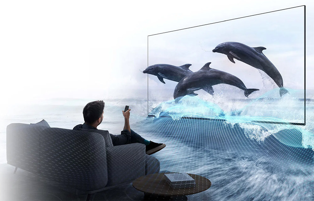 Dolby Atmos và DTS Virtual:X Tivi TCL QLED 4K 43 Inch 43P7K