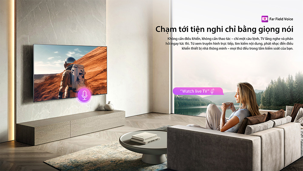 Điều khiển Tivi Mini LED Toshiba AI 4K 75 inch 75Z670RP