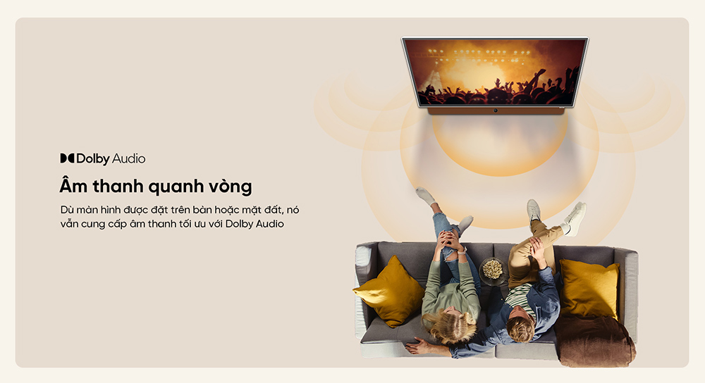 Trải nghiệm âm thanh sống động với Dolby Audio