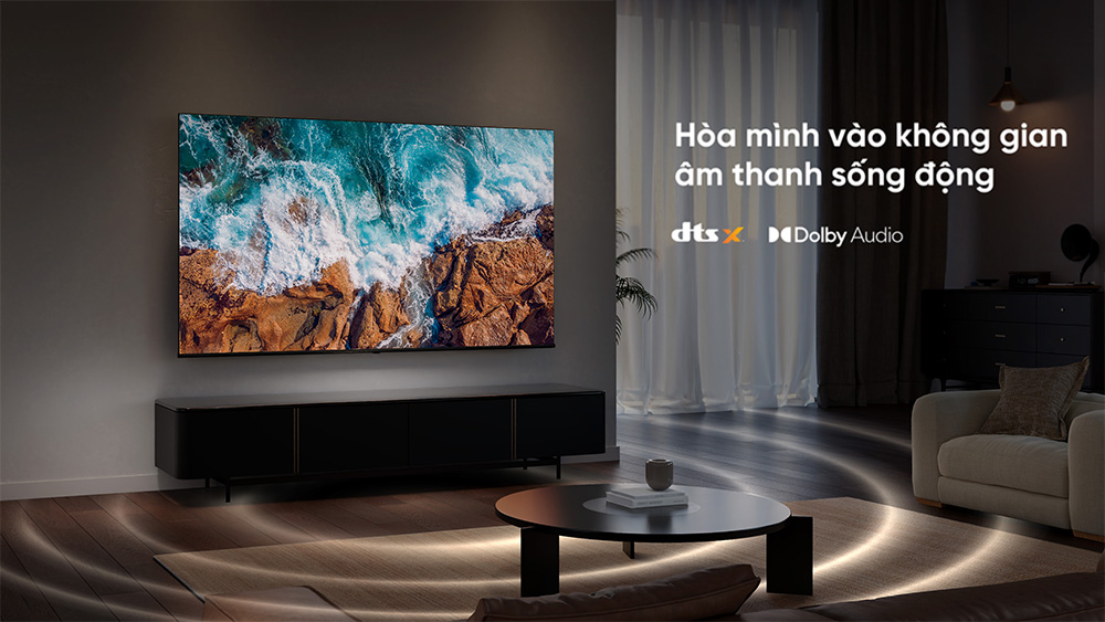 Hòa mình vào không gian âm thanh Smart Tivi Hisense 4K 43 Inch 43A6Q