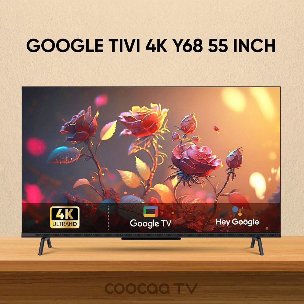 Thiết kế Google Tivi Coocaa 4K 55 Inch 55Y68