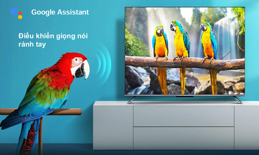 Dễ dàng điều khiển giọng nói trên Google Tivi TCL QLED 4K 98P8K