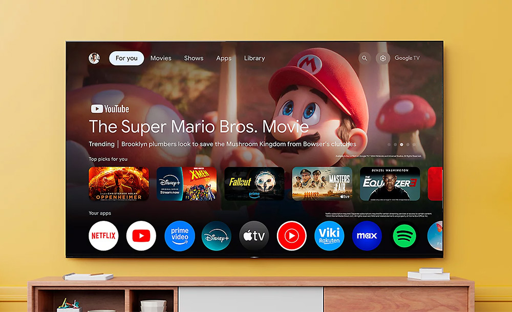 Hệ điều hành Google TV Sony Google TV 4K LED NỀN BRAVIA 2 II K-55S25VM2