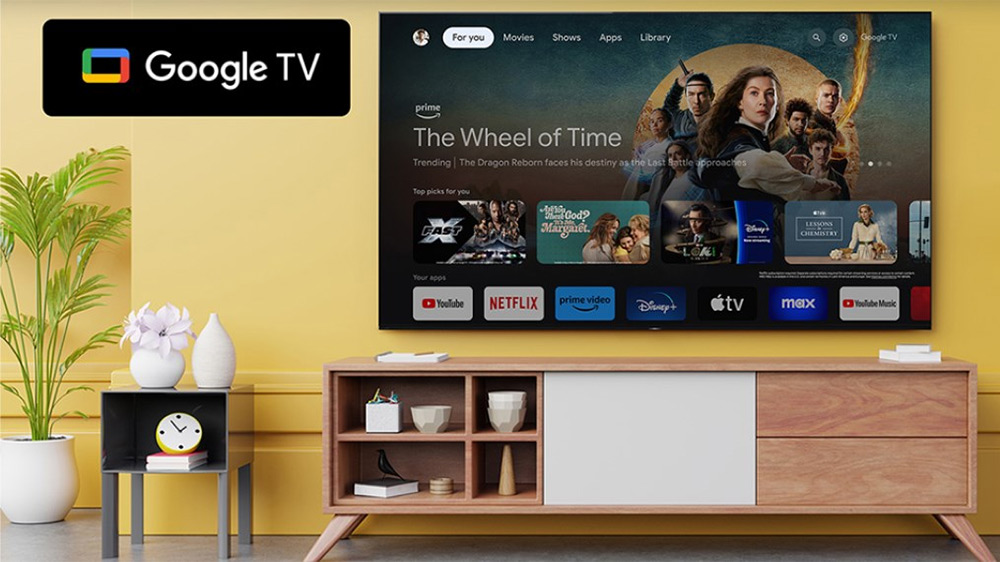 Hệ điều hành Google TV trên tivi Sony