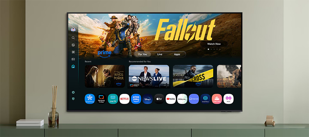 Hệ điều hành One UI Tizen Tivi Samsung QLED 4K Vision AI 50 Inch QA50Q8F