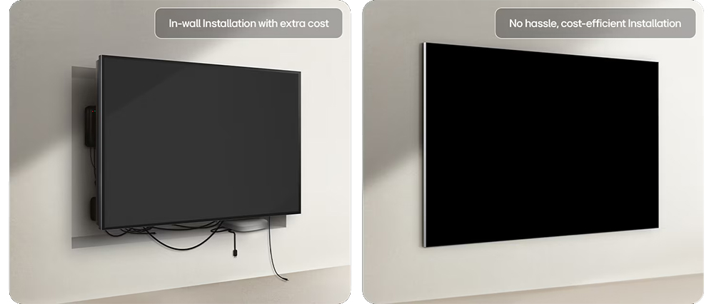 Lắp đặt tối giản tivi LG QNED evo AI MiniLED 86 Inch 86QNED9MASA