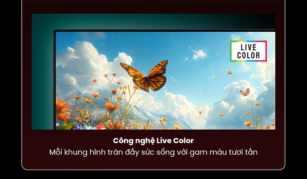 Công nghệ Live Color Sony Google TV 4K LED NỀN BRAVIA 2 II K-50S25VM2