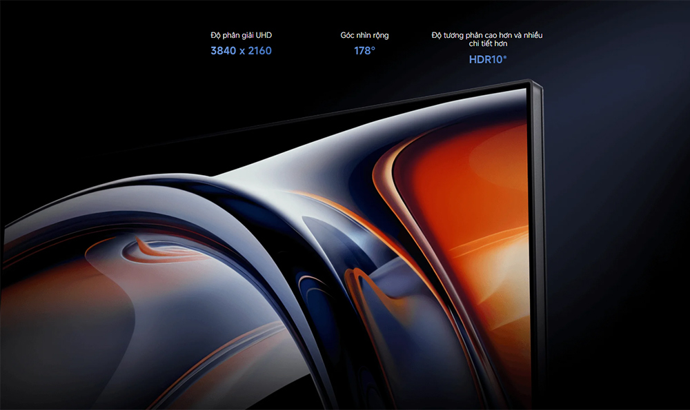 Màn hình IPS 27 inch 4K UHD cho hình ảnh sắc nét