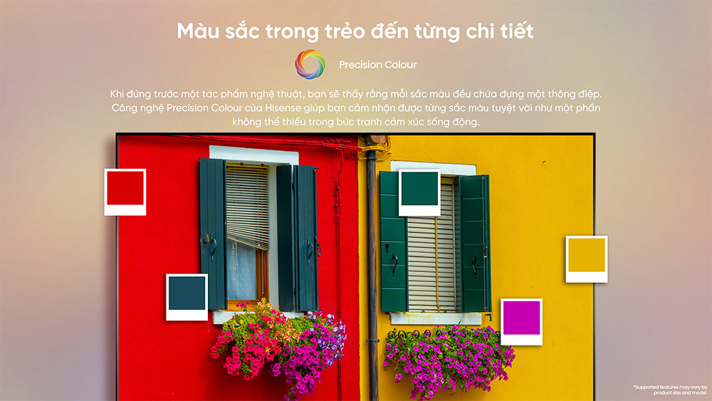 Precision Color Smart Tivi Hisense 4K 43 Inch 43A6Q
