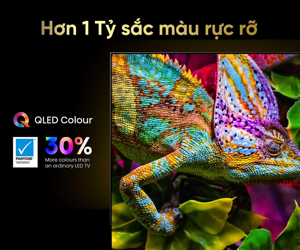 Tái tạo hơn một tỷ sắc màu rực rỡ Tivi Hisense ULED MiniLED 4K 85 Inch 85U6Q