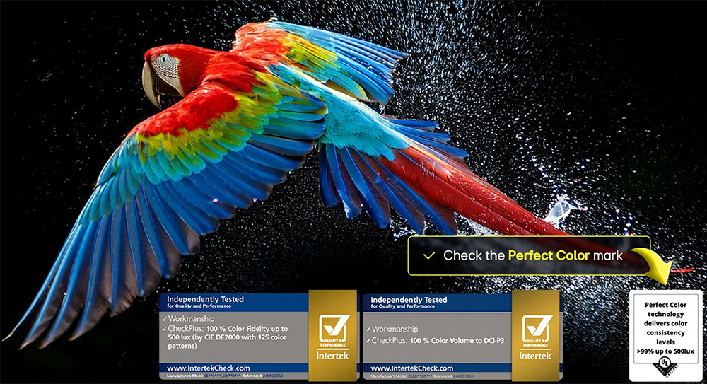 Tivi LG OLED AI 4K 55 Inch OLED55B5PSA được chứng nhận độ trung thực màu sắc 100%