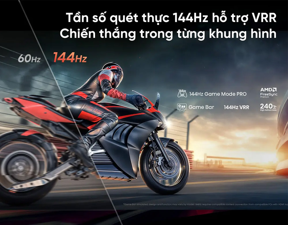Tần số quét thực 144Hz Tivi Hisense ULED MiniLED 4K 65 Inch 65U6Q