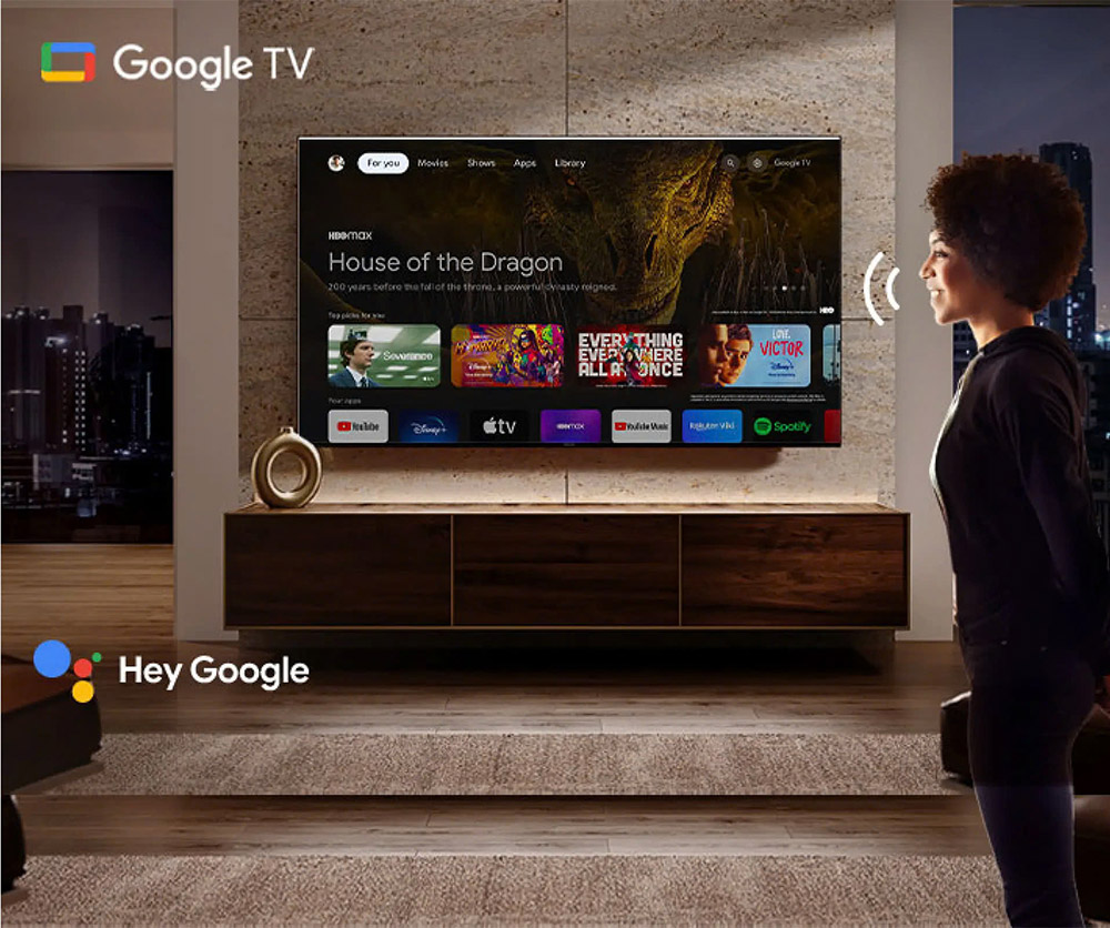 Điều khiển Google TV Hisense bằng giọng nói